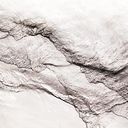 Abstract grayscale texture resembling cracked earth or water patterns.