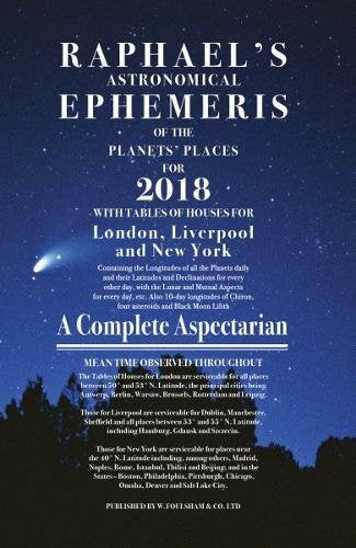 Raphael's Ephemeris 2018