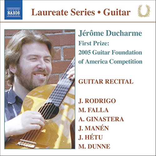 CD cover featuring guitarist Jérôme Ducharme and composer names.