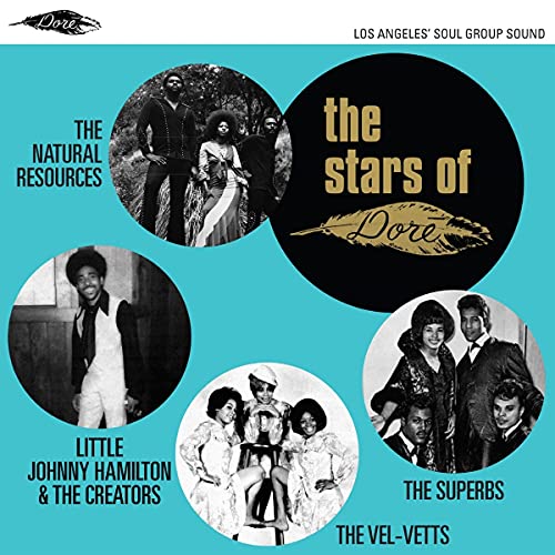 Album cover featuring black and white photos of 1960s soul groups.