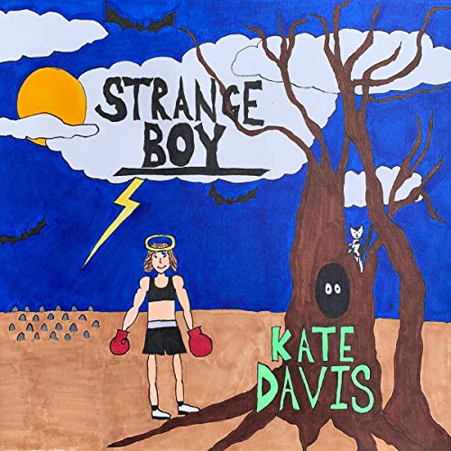 A cartoon illustration shows a boxer with a halo standing before a spooky tree.