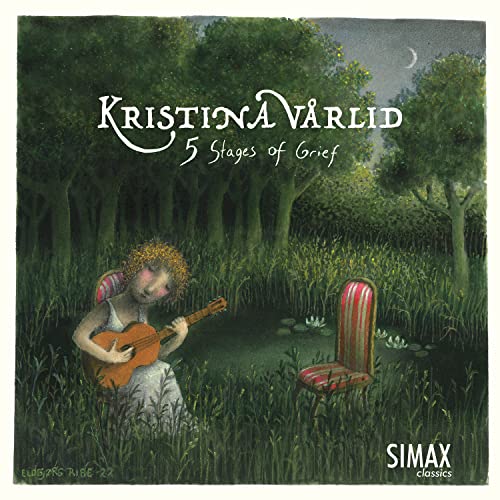CD cover: woman with guitar in a green, wooded landscape.