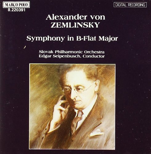 CD cover featuring a portrait of composer Alexander von Zemlinsky.