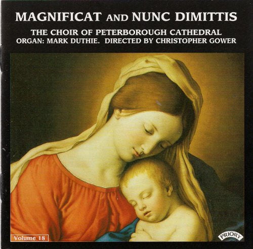 CD cover: Mary and baby Jesus, Peterborough Cathedral choir music.