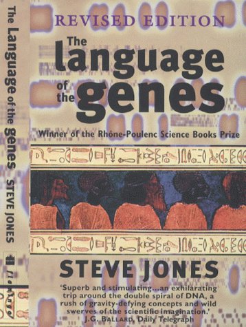 Book cover: "The Language of the Genes" revised edition by Steve Jones.