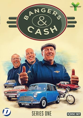 DVD cover for “Bangers And Cash” featuring men and classic cars.