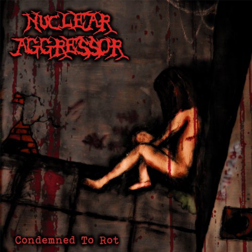 CD cover: dark, distressed imagery of a figure and dripping red paint.