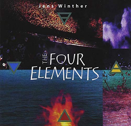 CD cover for "The Four Elements" by Jens Winther, with elemental imagery.