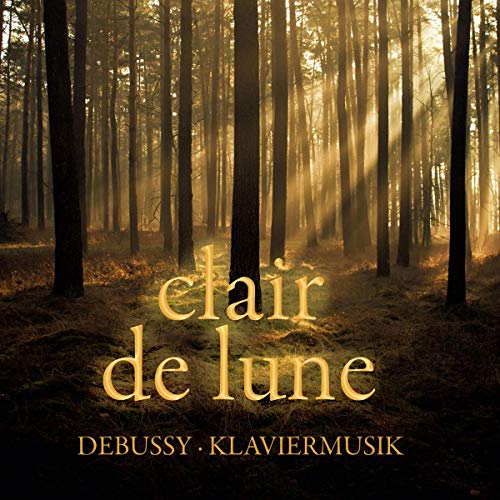 CD cover with a forest scene and the text "clair de lune.