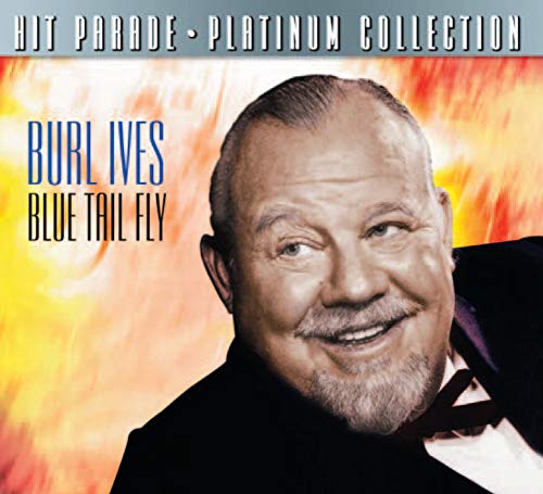 Burl Ives album cover with a smiling portrait and colorful background.