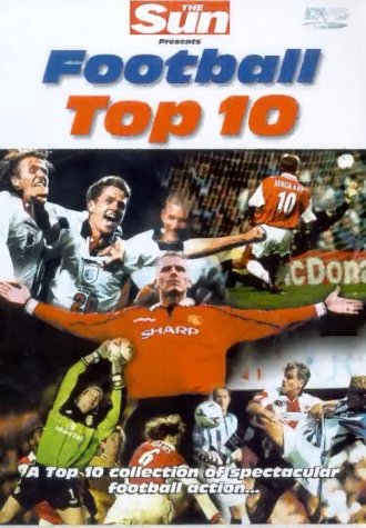 DVD cover featuring football players in action, titled "Football Top 10".