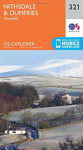 OS Explorer Map (321) Nithsdale and Dumfries (OS Explorer Paper Map)