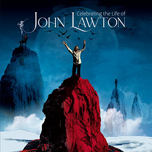 CD cover for John Lawton tribute album with surreal landscape art.