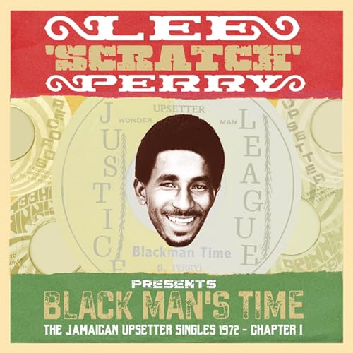 CD cover featuring Lee "Scratch" Perry's portrait over a patterned background.