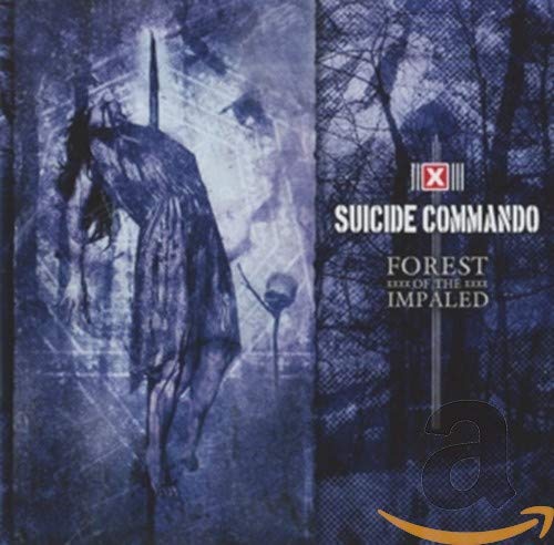 CD cover: dark forest scene with a figure impaled on spikes.