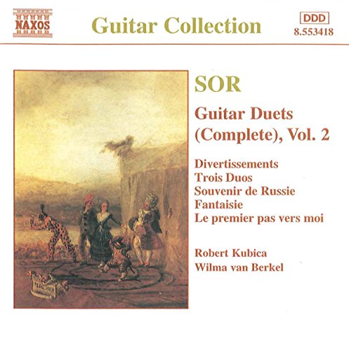 CD cover for Fernando Sor’s “Complete Guitar Duets, Vol. 2” with painting.