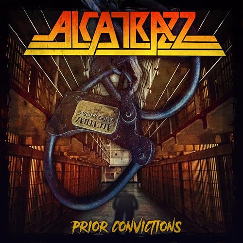 Alcatrazz CD cover: prison bars, a large padlock, and a shadowy figure.
