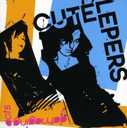 Record cover with silhouetted figures and bold, contrasting text: "Cute Lepers.