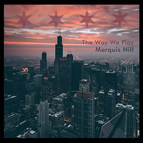 CD cover: Chicago skyline at sunset with red stars and text.