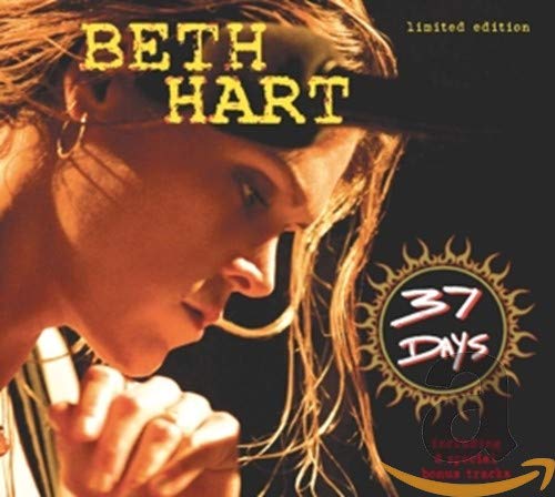 Album cover showing Beth Hart with the title 37 Days in a circular emblem.