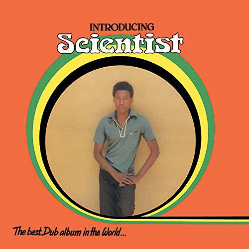 Album cover for Scientist’s “Introducing Scientist” with a portrait and circles.