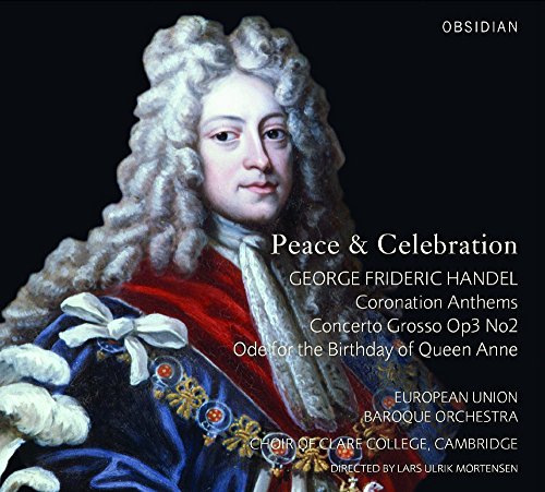 CD cover featuring a portrait of George Frideric Handel with text details.