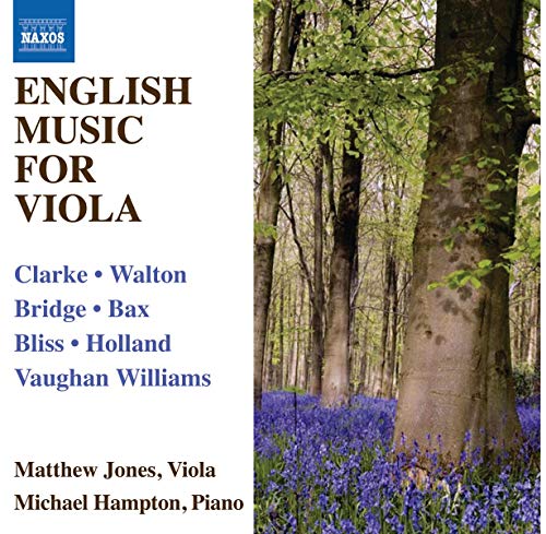 CD cover: trees, bluebells, and text listing composers and performers.