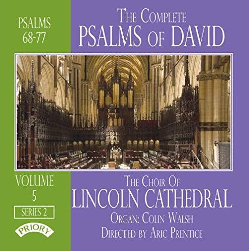 CD cover: cathedral interior, text “The Complete Psalms of David Volume 5”.