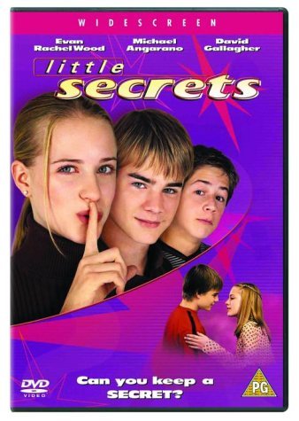 DVD cover for "Little Secrets" featuring three young actors and a smaller inset image.