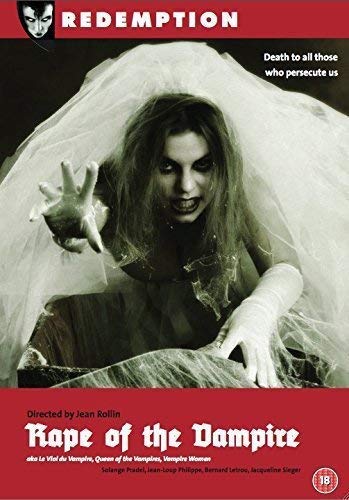 DVD cover for "Rape of the Vampire" featuring a woman in a veil.