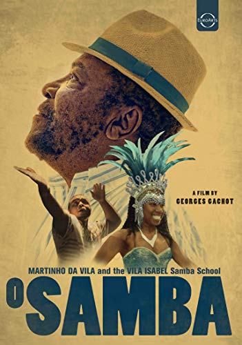 DVD cover for “O Samba” featuring musicians and dancers in costume.