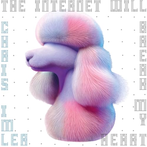Album cover featuring a pastel-colored, digitally rendered poodle portrait.