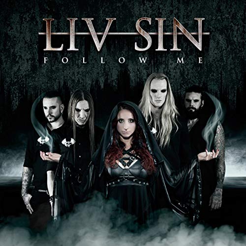 Liv Sin album cover: four figures in dark clothing with smoke effects.