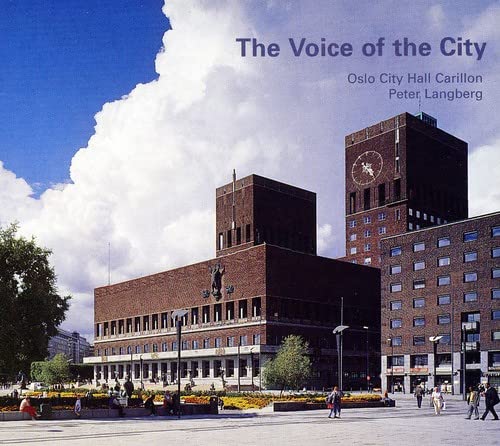CD cover featuring Oslo City Hall tower against a blue sky.