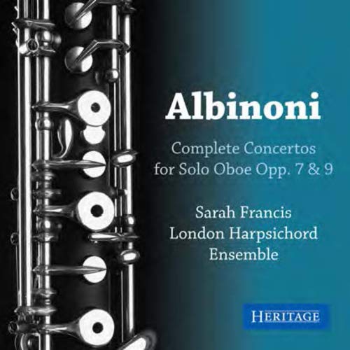 CD cover featuring a silver oboe against a blue background.