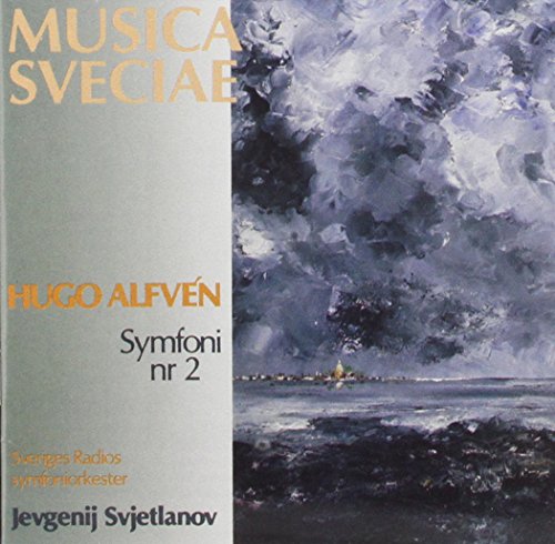 CD cover for Hugo Alfven’s Symphony No. 2, featuring a stormy seascape.