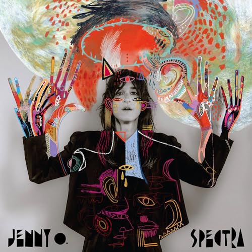 Album cover for Jenny O. Spectra, featuring painted portrait and hands.