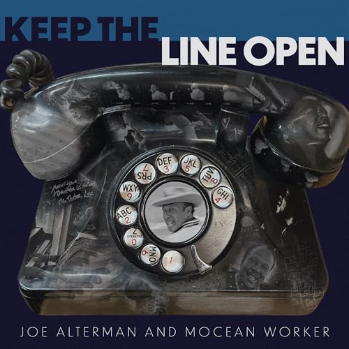 CD cover featuring a vintage rotary phone with portraits overlaid.