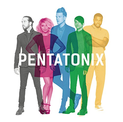 Pentatonix album cover featuring five singers with color overlays.