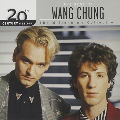 CD cover for Wang Chung’s “Millennium Collection” featuring two men.