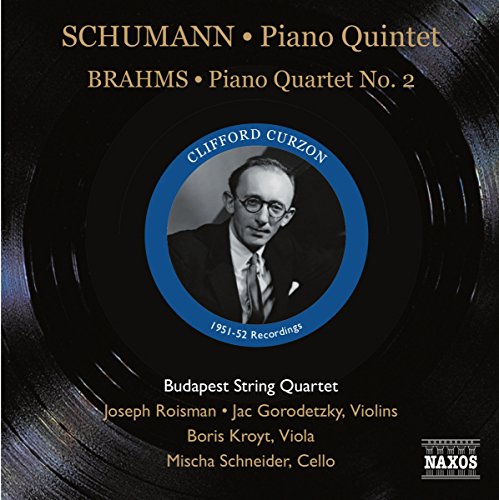 CD cover featuring pianist Clifford Curzon’s portrait within a record groove.