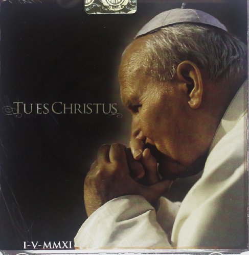 CD cover featuring Pope John Paul II in prayer, dark background.