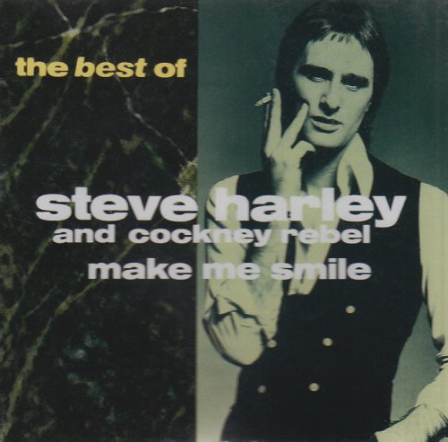 CD cover featuring Steve Harley in black and white, with text overlay.