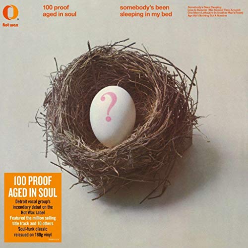 Vinyl record cover: bird's nest with an egg, question mark design.