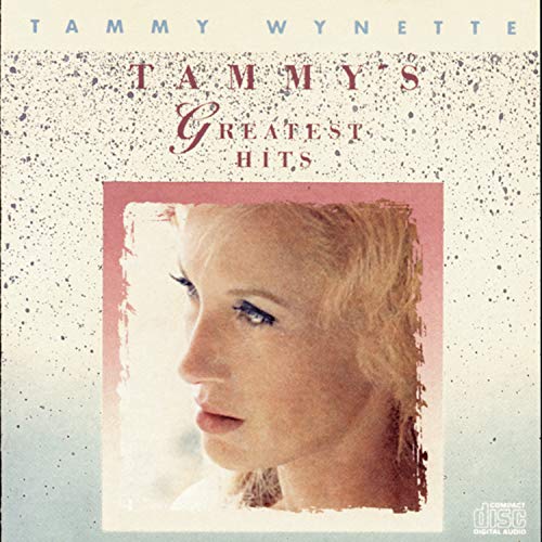 CD cover for Tammy Wynette’s “Greatest Hits” featuring her portrait.