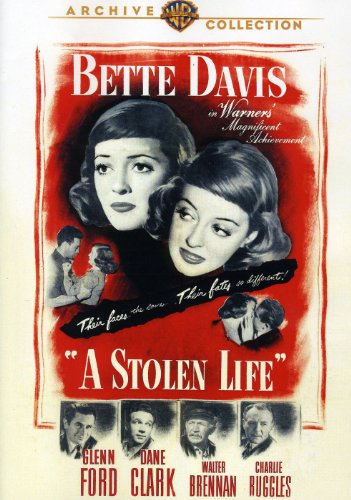 DVD cover for "A Stolen Life" featuring Bette Davis and Glenn Ford.