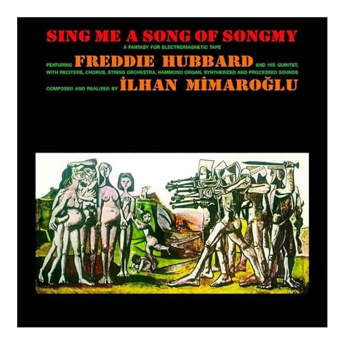Vinyl album cover: "Sing Me A Song Of Songmy" with figures and weaponry.
