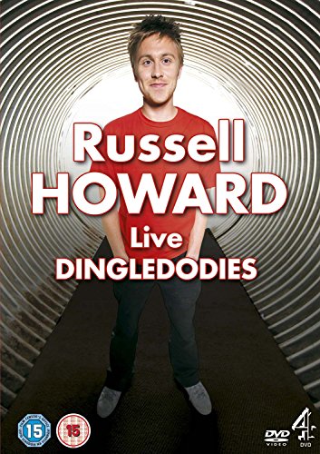 Russell Howard standing in a tunnel on the cover of his Dingledodies DVD.