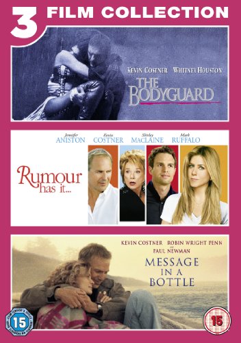 DVD cover featuring stills from "The Bodyguard", "Rumour Has It", and "Message in a Bottle".
