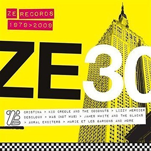 CD cover for “Ze 30 - Ze Records Story” with yellow and black design.